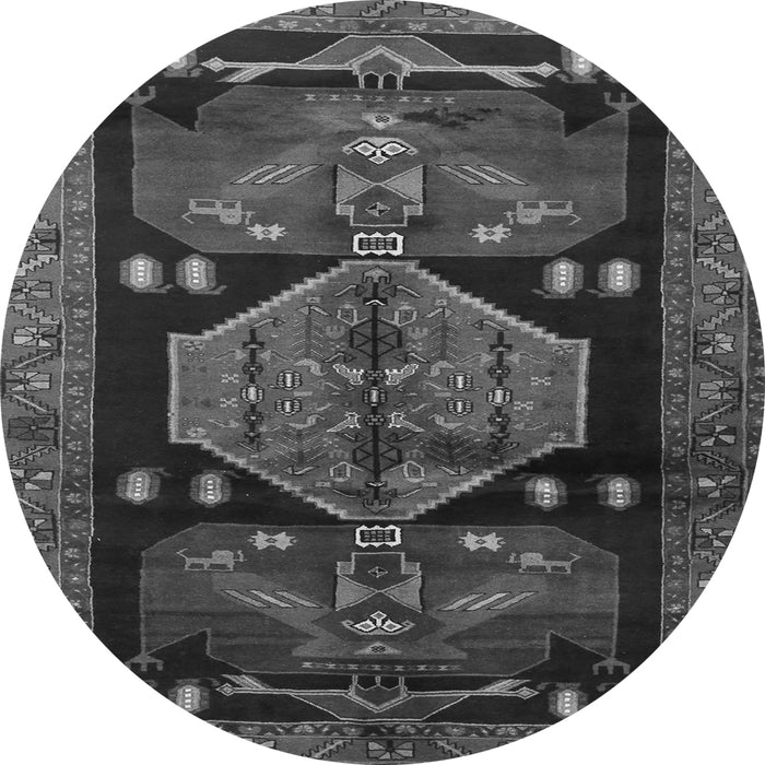 Square Animal Gray Traditional Rug, tr3356gry