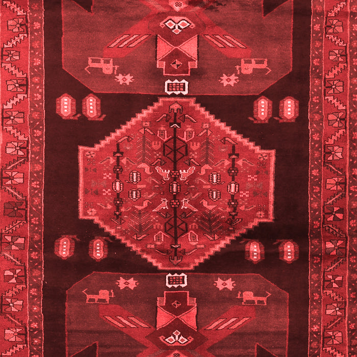 Animal Red Traditional Area Rugs