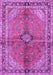 Medallion Purple Traditional Rug, tr3357pur