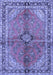 Medallion Blue Traditional Rug, tr3357blu