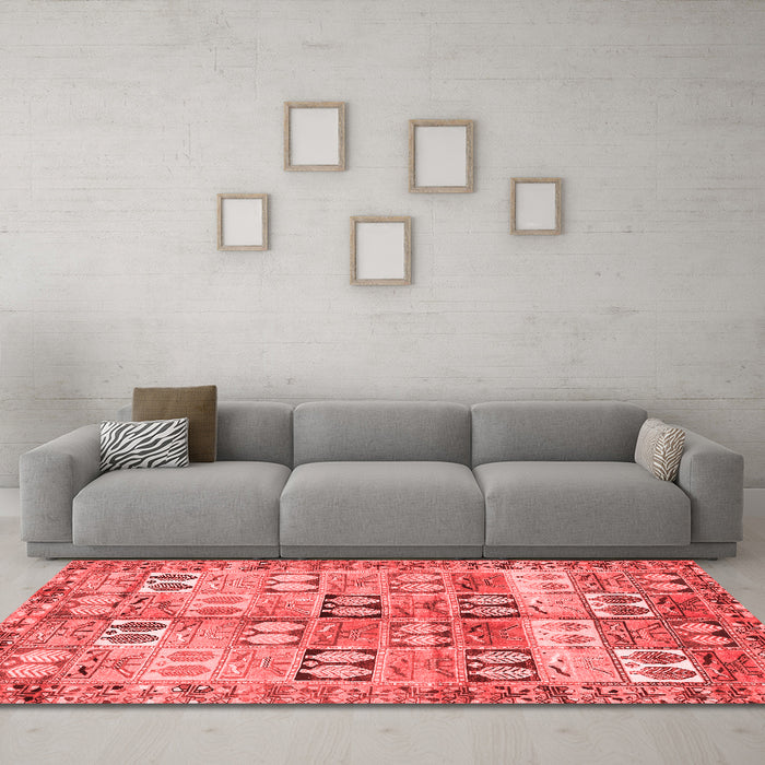Traditional Red Washable Rugs