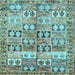 Square Persian Light Blue Traditional Rug, tr3358lblu