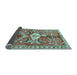 Sideview of Animal Light Blue Traditional Rug, tr3359lblu