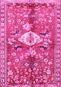 Animal Pink Traditional Rug, tr3359pnk