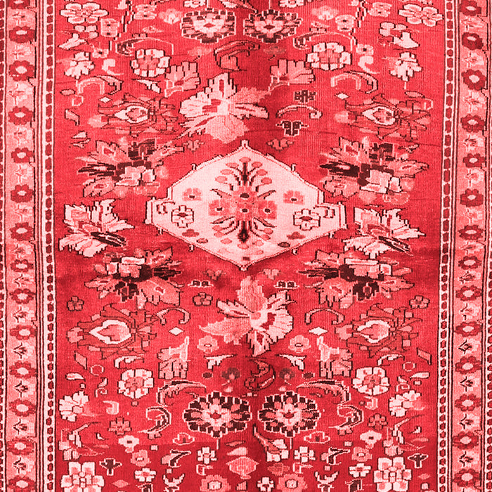 Machine Washable Animal Red Traditional Rug, wshtr3359red