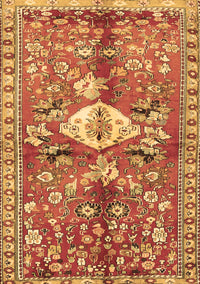 Animal Brown Traditional Rug, tr3359brn