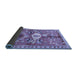 Sideview of Animal Blue Traditional Rug, tr3359blu