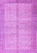 Machine Washable Persian Purple Traditional Area Rugs, wshtr335pur