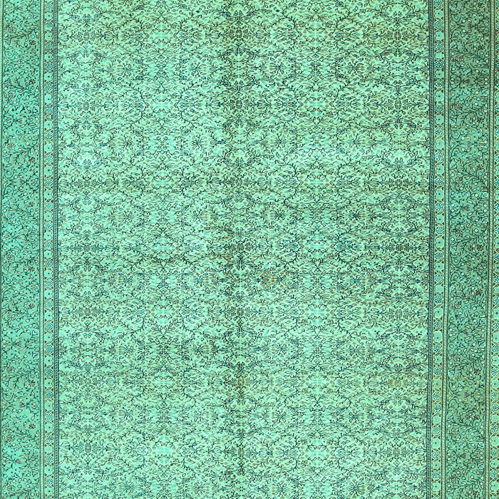 Machine Washable Persian Turquoise Traditional Area Rugs, wshtr335turq