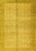 Machine Washable Persian Yellow Traditional Rug, wshtr335yw