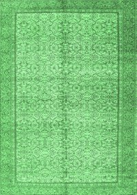 Persian Emerald Green Traditional Rug, tr335emgrn