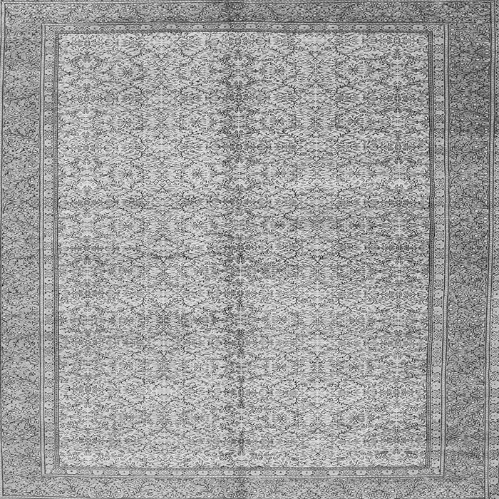 Serging Thickness of Persian Gray Traditional Rug, tr335gry