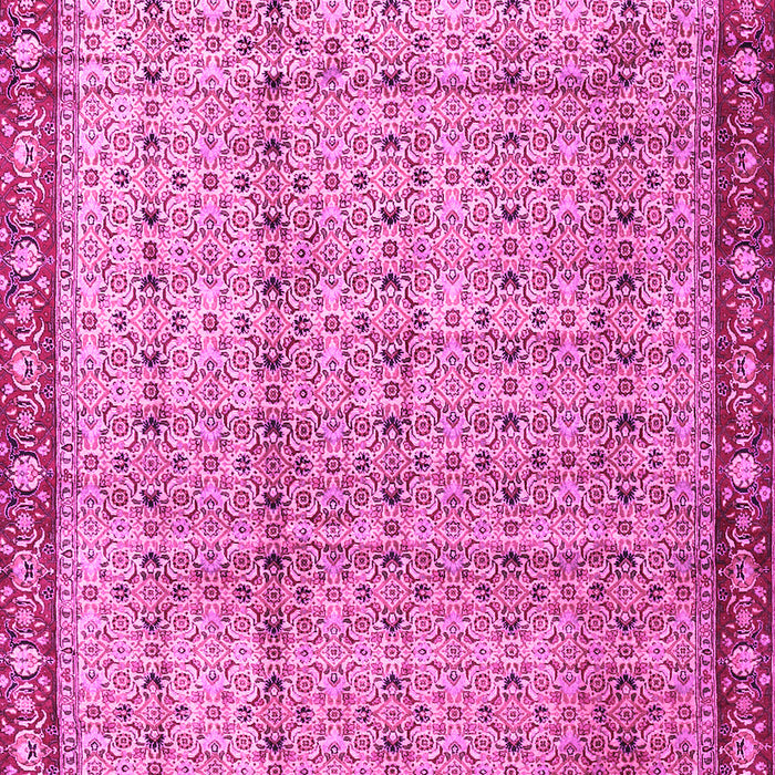 Machine Washable Persian Pink Traditional Rug, wshtr3360pnk