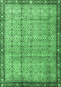 Persian Emerald Green Traditional Rug, tr3360emgrn
