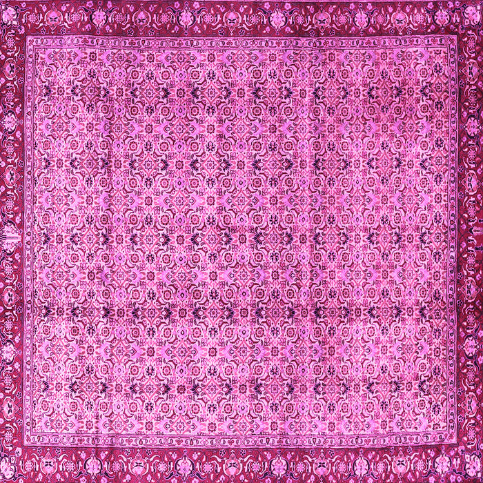 Square Persian Pink Traditional Rug, tr3360pnk