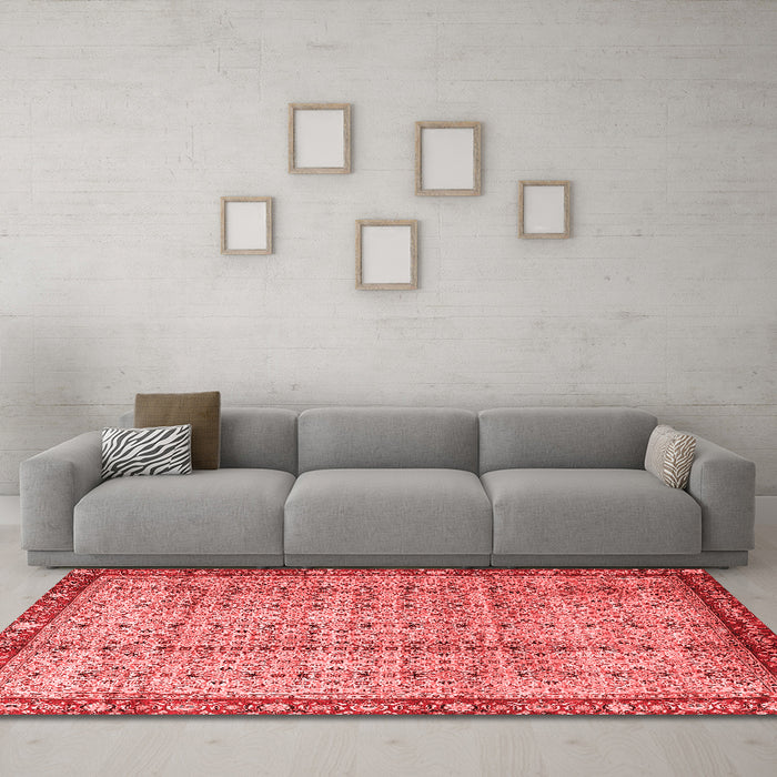 Traditional Red Washable Rugs