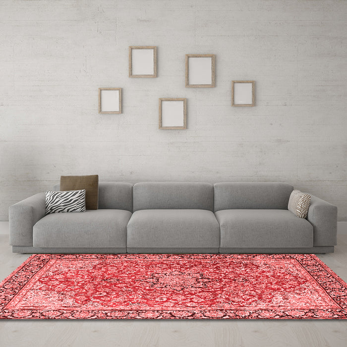 Traditional Red Washable Rugs