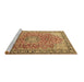 Sideview of Machine Washable Persian Brown Traditional Rug, wshtr3361brn