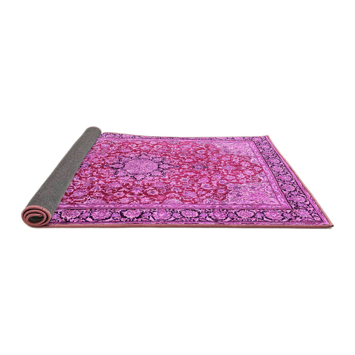Sideview of Persian Pink Traditional Rug, tr3361pnk