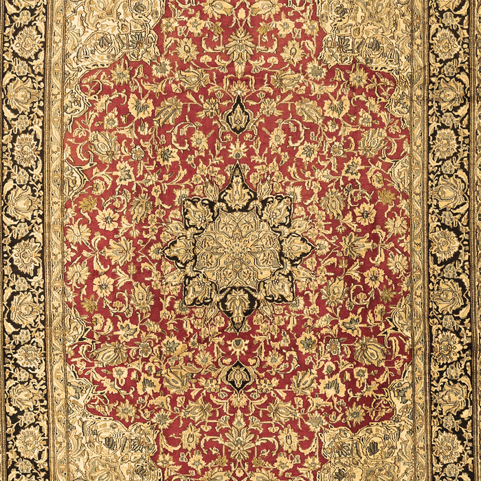 Machine Washable Persian Brown Traditional Rug, wshtr3361brn