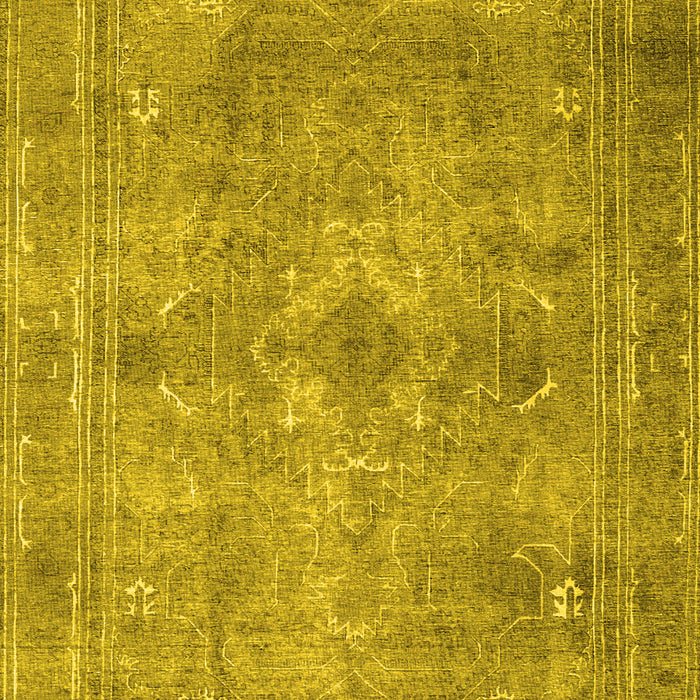 Machine Washable Persian Yellow Traditional Rug, wshtr3362yw