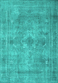 Persian Turquoise Traditional Rug, tr3362turq