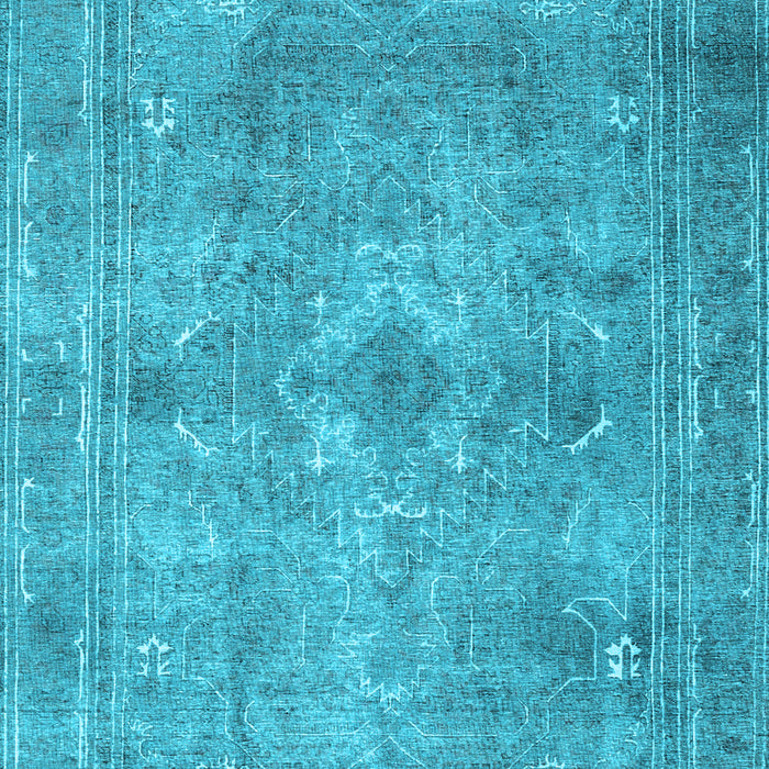 Machine Washable Persian Light Blue Traditional Rug, wshtr3362lblu