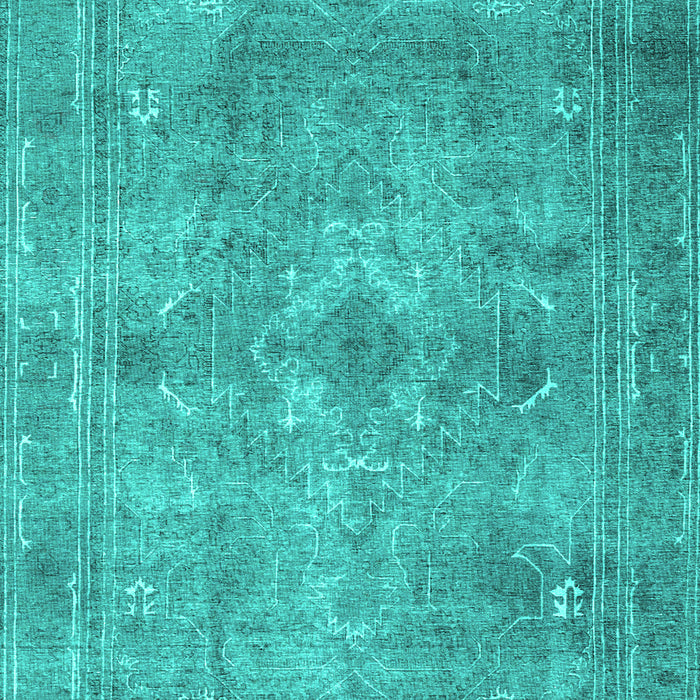 Machine Washable Persian Turquoise Traditional Area Rugs, wshtr3362turq
