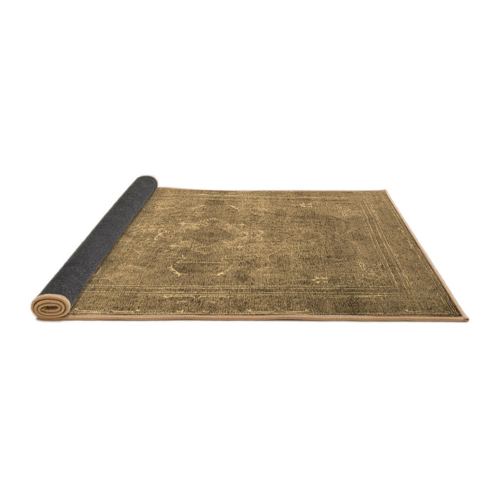 Sideview of Persian Brown Traditional Rug, tr3362brn