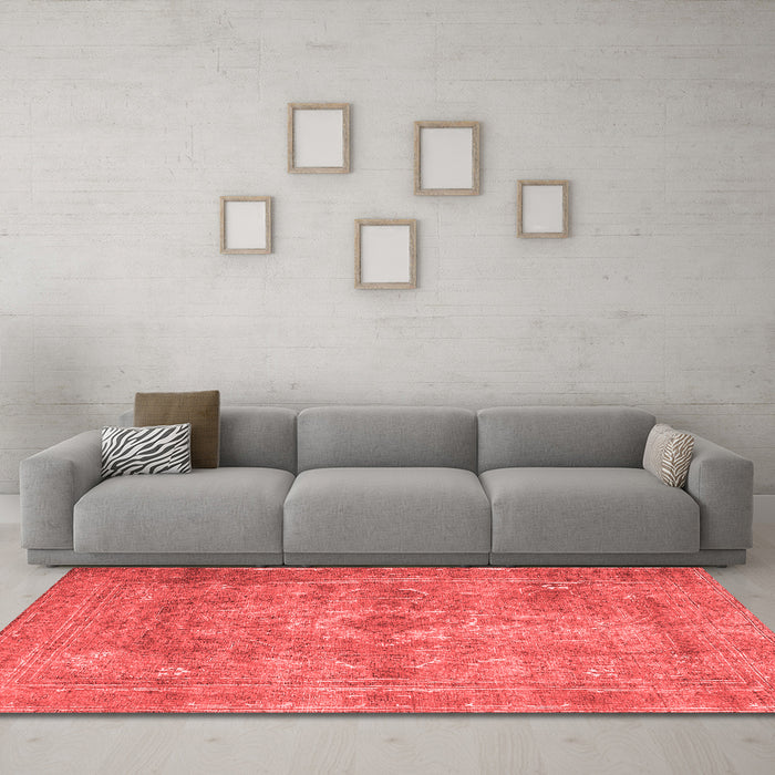 Traditional Red Washable Rugs
