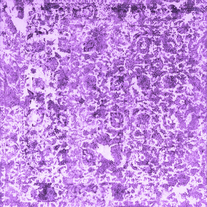 Square Persian Purple Traditional Rug, tr3363pur