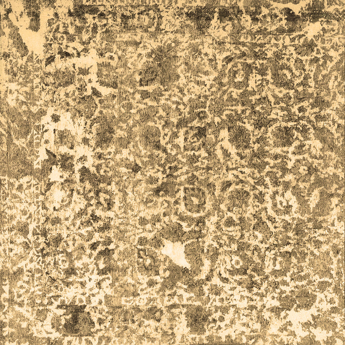 Square Persian Brown Traditional Rug, tr3363brn