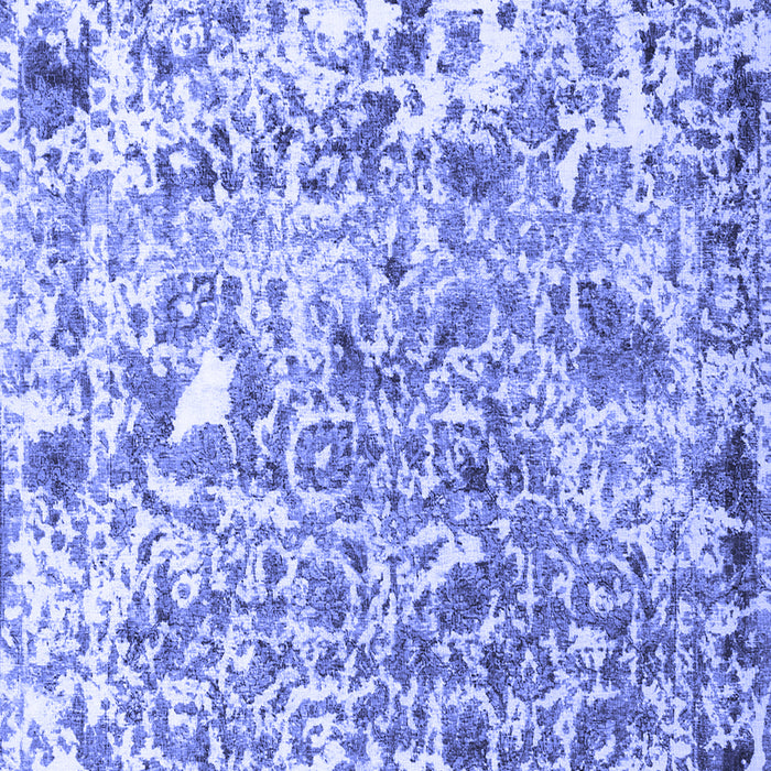 Machine Washable Persian Blue Traditional Rug, wshtr3363blu