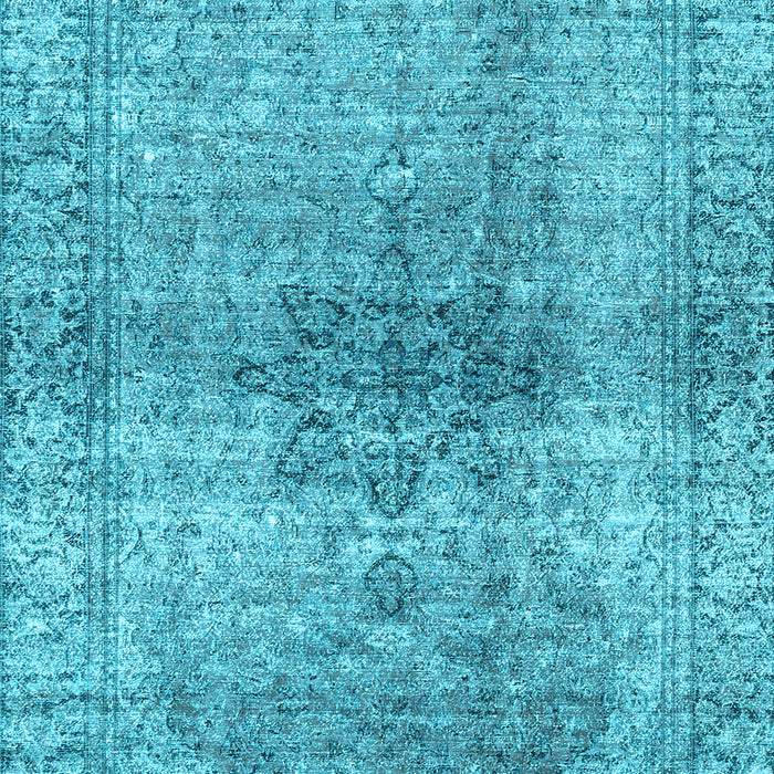 Machine Washable Persian Light Blue Traditional Rug, wshtr3364lblu