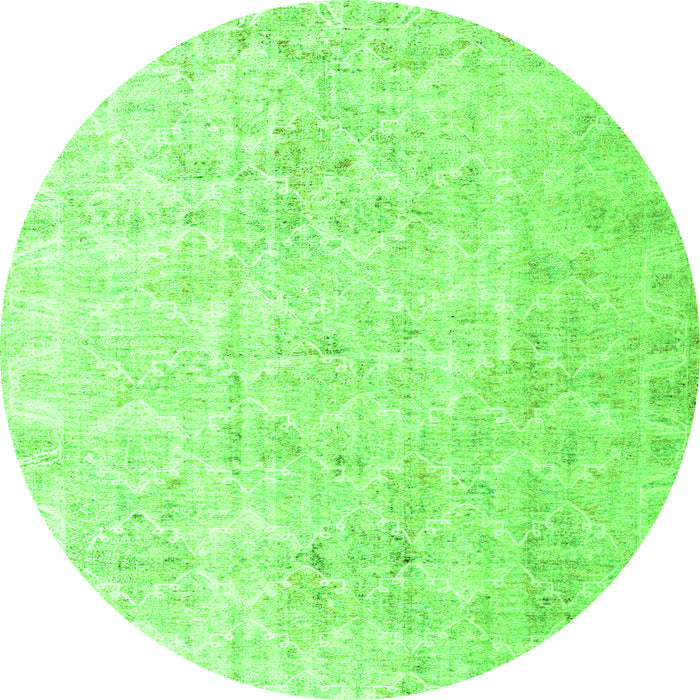 Machine Washable Persian Green Traditional Area Rugs, wshtr3365grn