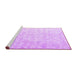 Sideview of Machine Washable Persian Purple Traditional Area Rugs, wshtr3365pur