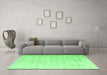 Machine Washable Persian Emerald Green Traditional Area Rugs in a Living Room,, wshtr3365emgrn