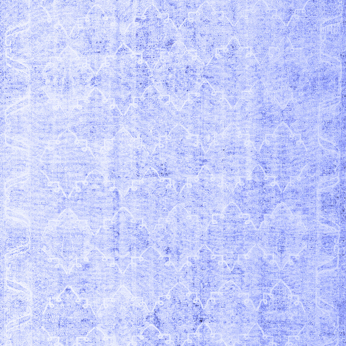 Machine Washable Persian Blue Traditional Rug, wshtr3365blu