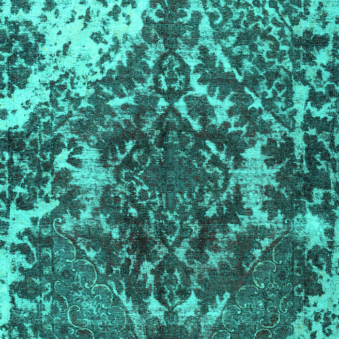 Machine Washable Persian Turquoise Traditional Area Rugs, wshtr3366turq
