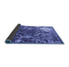 Sideview of Persian Blue Traditional Rug, tr3366blu