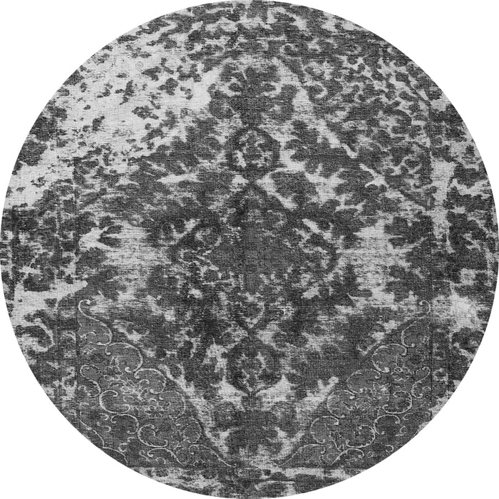 Machine Washable Persian Gray Traditional Rug, wshtr3366gry