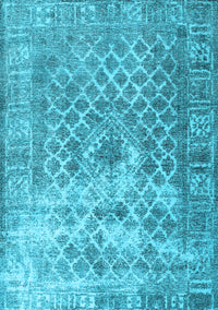 Persian Light Blue Traditional Rug, tr3367lblu