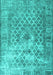 Persian Turquoise Traditional Rug, tr3367turq