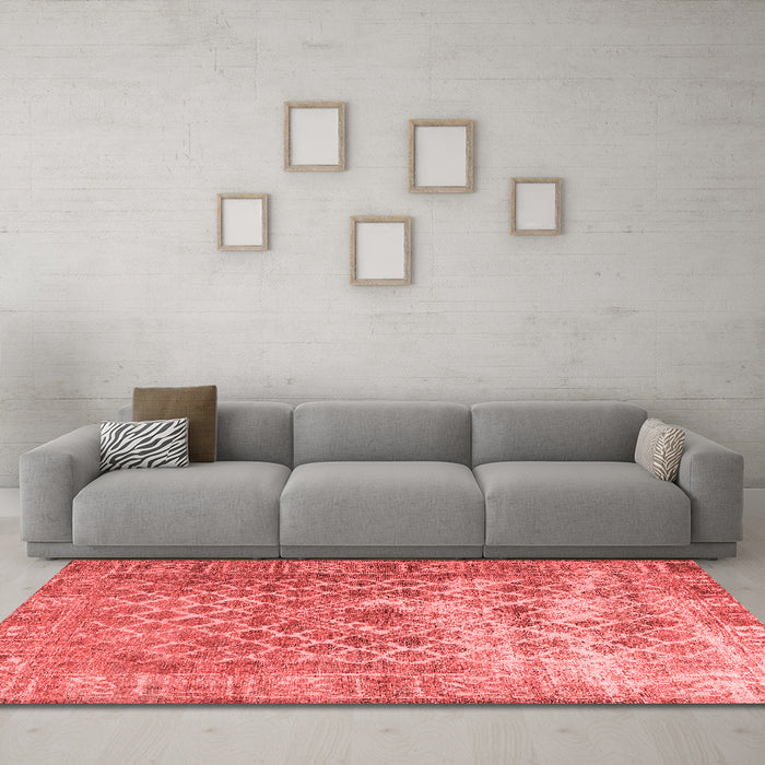 Traditional Red Washable Rugs