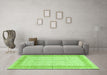 Machine Washable Persian Green Traditional Area Rugs in a Living Room,, wshtr336grn