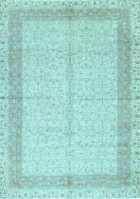 Persian Light Blue Traditional Rug, tr336lblu