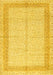 Persian Yellow Traditional Rug, tr336yw