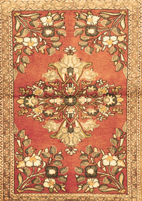 Animal Brown Traditional Rug, tr3370brn