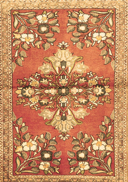 Animal Brown Traditional Rug, tr3370brn