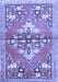 Animal Blue Traditional Rug, tr3370blu